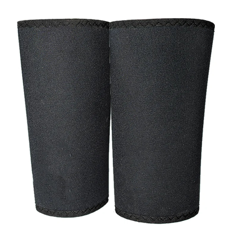 2024 Custom Logo Neoprene Stiff Support 7mm Compression Powerlifting Weight Lifting Gym Knee Pad Sleeve