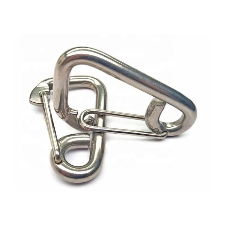 Heavy Duty Metal Stainless Steel 304 Quick Link Snap Hook Spring O Ring Simple Snap Hook