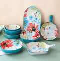 China Warehouse Factory Price Round/Irregular Shape Porcelain Food Cake Bread Serving Plate