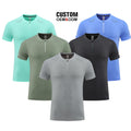 Men's Sporty Athletic 1/4 Zipper Crew Neck Short Sleeve Fitness Running Top Casual Knitted Woven Shirt Solid Pattern Digital