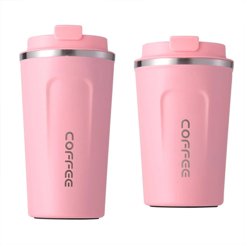 380ml 510ml Stainless Steel Portable Coffee Cup Reusable Double Wall Insulated Thermal Cups Travel Mug Tea Coffee Mugs
