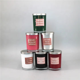 China Made Non-toxic Eco-friendly 100% Natrual Soy Wax Candle in Glass Jar