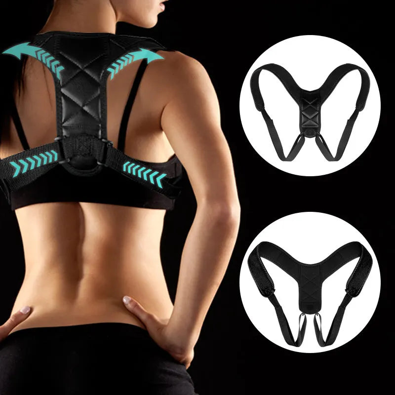 Momen Men's Comfortable Posture Corrector Band Universal Back Support Brace in Polyester Nylon for  Product