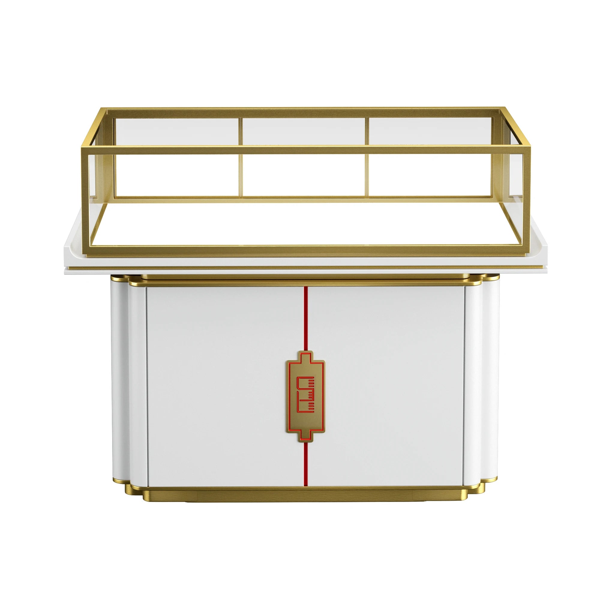 News Design Customized Shopping Mall Store Display Cabinets Mirror Jewelry Cabinet Product showcase