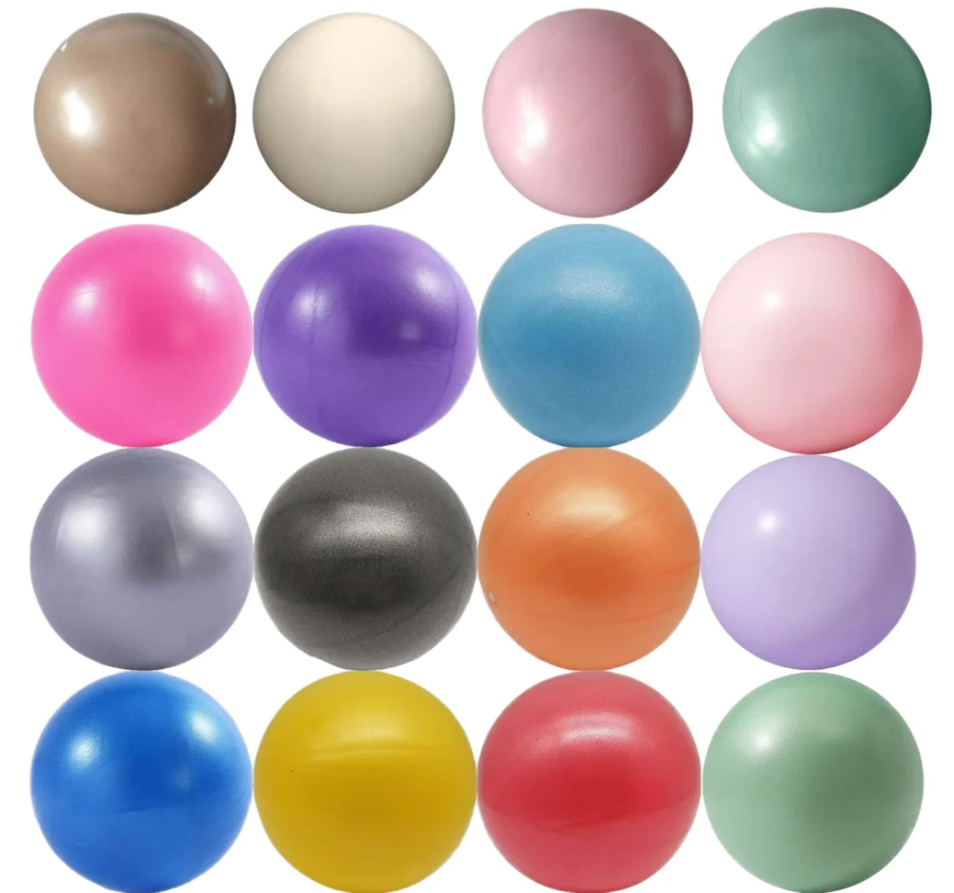 Custom Logo Anti Burst Mini Yoga Pilates Ball 25cm PVC with Massage for Home Exercise Fitness