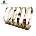 Modern for Stainless Steel Console Table Custom Logo Commercial Sectional Belt Display Furniture Hotel 5 Belt Display Stand