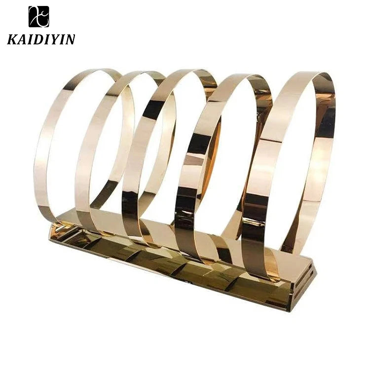 Modern for Stainless Steel Console Table Custom Logo Commercial Sectional Belt Display Furniture Hotel 5 Belt Display Stand