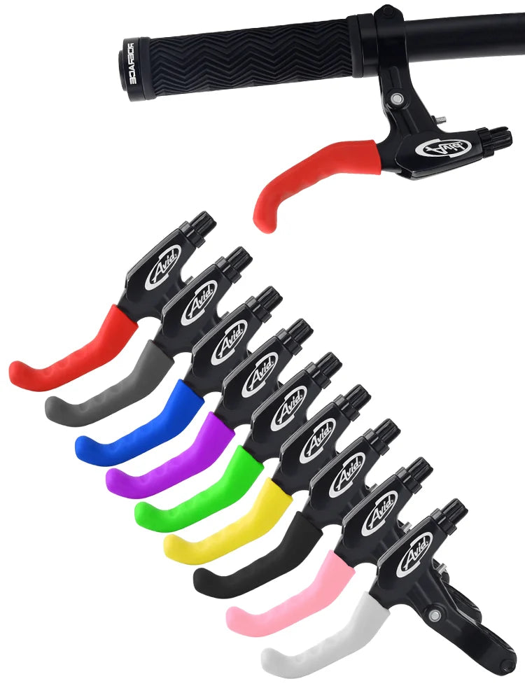 RIDERACE Bicycle Brake Handle Cover Sleeve Silicone Gel Anti-skid MTB Mountain Bike Brake Protector Cycling Handlebar Protect MegaBDM