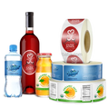 Custom Printed Waterproof Stickers Juice Stickers Water Bottle Sticker