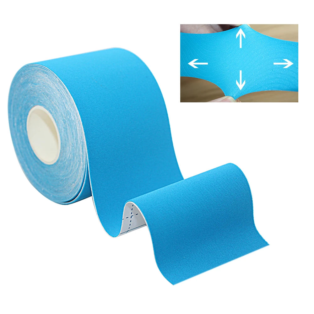 Sport 4 Way Stretch Breathable Muscle Tape Nylon Kinesiology Tape High Elasticity 4-Way Spandex Sports Tape