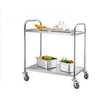 Commercial Equipment Restaurant Kitchen Stainless Steel Serving Food Trolley 2/3 Tier Dinning Cart Serving Trolley