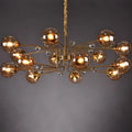 Modern Industrial Glass Magic Beans Dimmable Led Pendant Light for Living Room Retro Decoration Restaurant Chandelier
