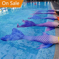 Factory Direct Beachwear Mermaid Tail With Monofin and Flipper for Swimming Quick Dry Waterproof Feature for Adults