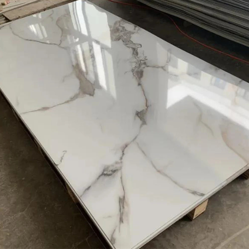 4x8 UV Marble Sheet PVC Marble Sheet UV Board for Decoration
