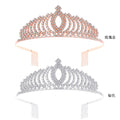 HPG23 Wholesale Fashion Bridal Crown Rhinestones Princess Tiaras With Comb Wedding Head Jewelry