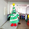 Custom Christmas Tree Mascot Costume for Adults Fancy Performance Christmas Costume