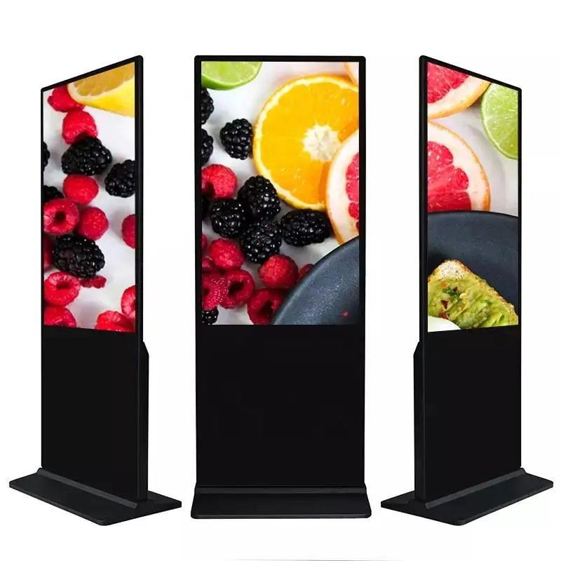 Hot Sale Floor Standing 55 Inch Indoor LCD Advertising Display Touch Interactive Screens Digital Advertising Machine