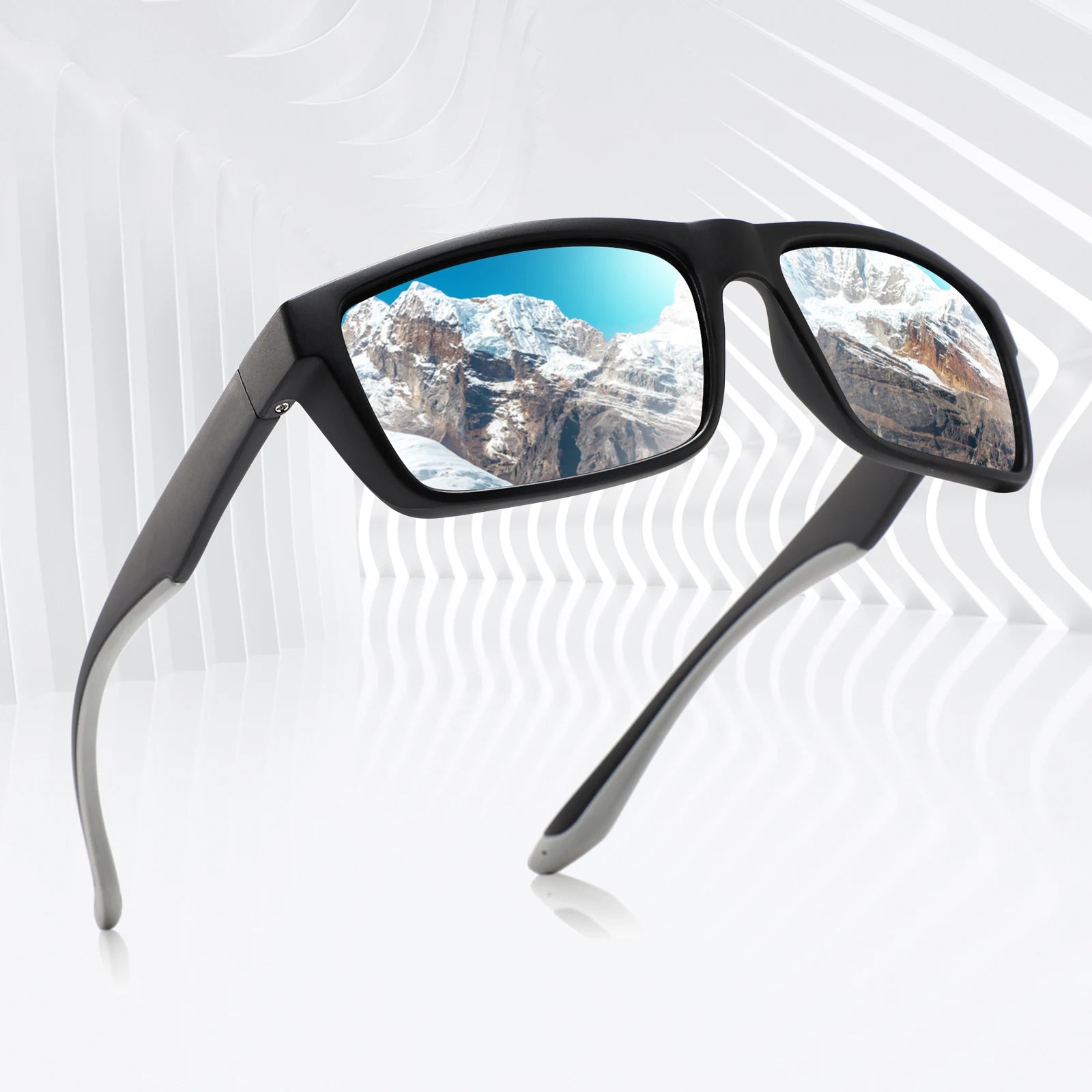 2023 Designer Sun Glasses High Quality Men Fashion Outdoor Windproof Driving Polarized Sports Sunglasses