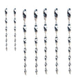 30cm Bird Repellent Reflective Scare Rods Ornamental Spiral Deterrent Control Hanging Bird Repellent Devices to Keep Birds Away