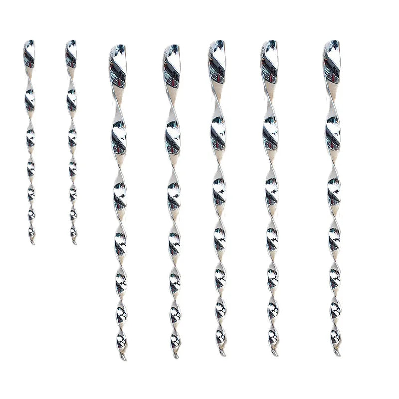 30cm Bird Repellent Reflective Scare Rods Ornamental Spiral Deterrent Control Hanging Bird Repellent Devices to Keep Birds Away