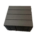 Outdoor Interlocking Plastic Floor Tiles WPC DIY Interlock Tile XF-N008 300*300*25 mm