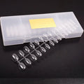 Nail Art Salon Traceless French Short Square Round Nail Patch 1 Box of 300 Pieces ABS Material for Finger Application