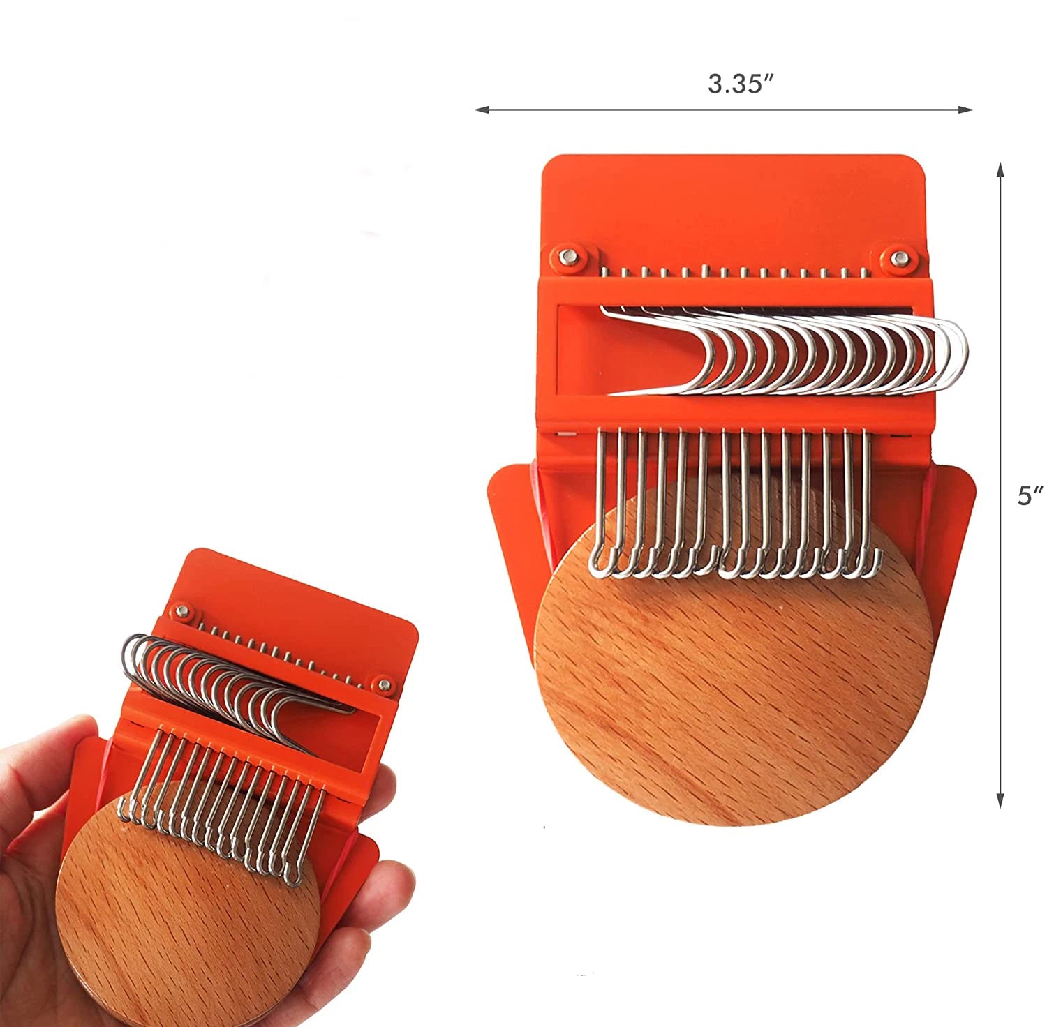 New 14 Hooks Speedweve Style Darning Loom Household Mending Loom Small Weaving Loom Kit for Jeans