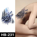 Factory Price Wolf Fox Lion Cat Animal Colourful Customised Temporary Waterproof Tattoo Stickers