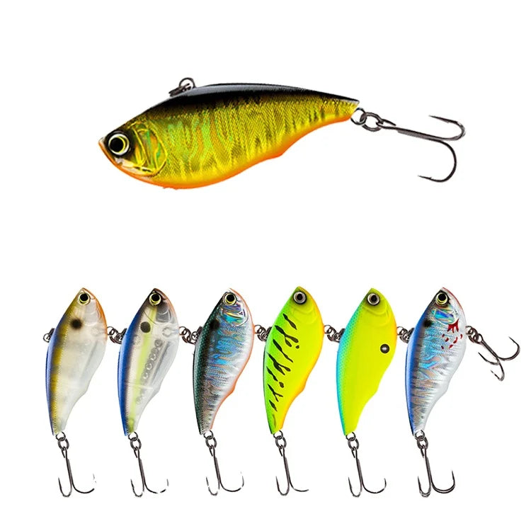 Brilliant Colors Lifelike VIB Fishing Lures Realistic Trout Walleye Redfish for Swim Fishing