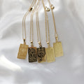 Joolim Jewelry 18K PVD Gold Double Side 12 Zodiac Pendant Necklace Stainless Steel Necklace Jewelry MegaBDM