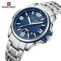 NAVIFORCE 9215S SBEBE Factory Luxury Watch for Men Wholesale Stainless Steel Custom Quartz Watches 30m Waterproof Luminous Hands