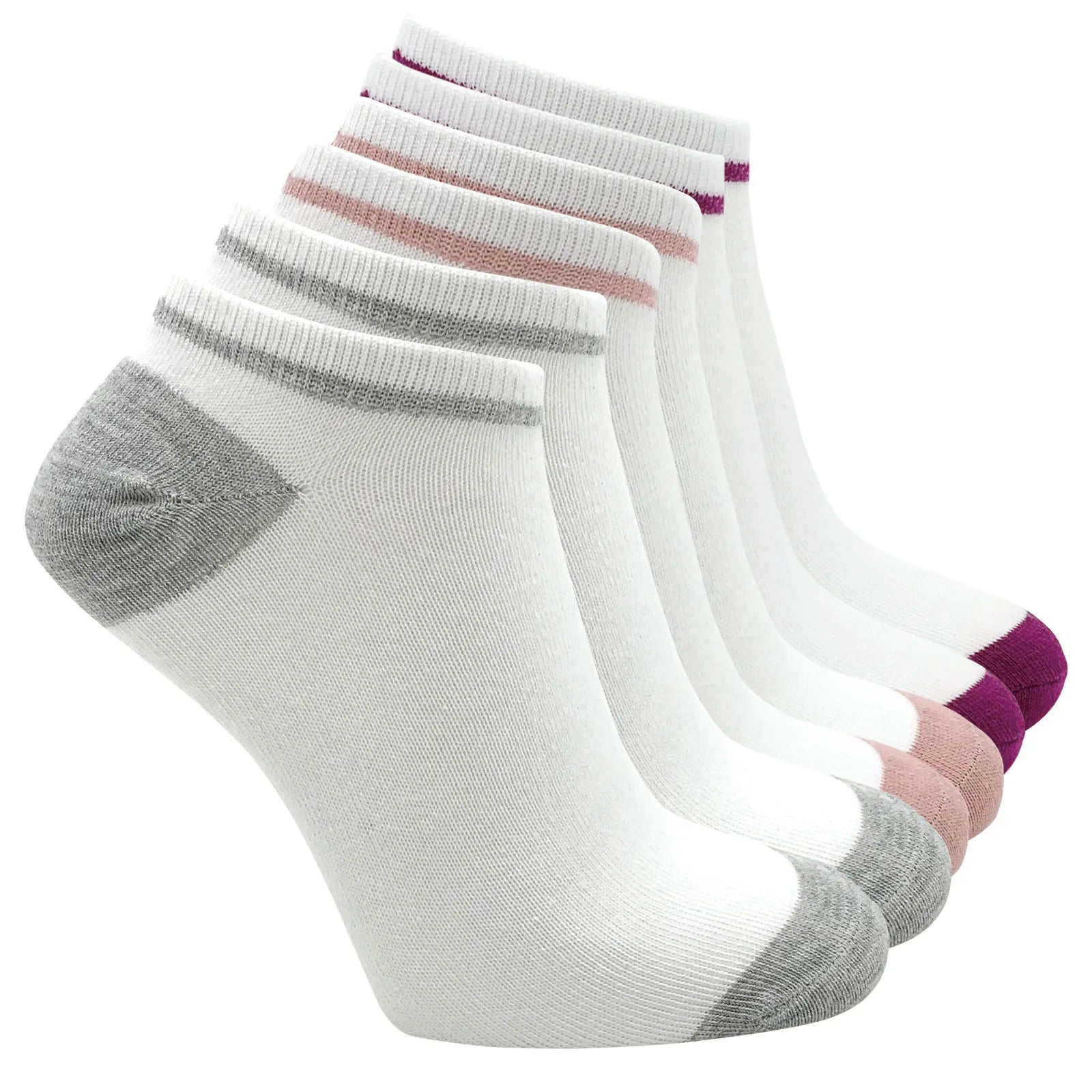 Polyester Material Basic Style Custom Short Ankle Socks for Womens Solid Socks