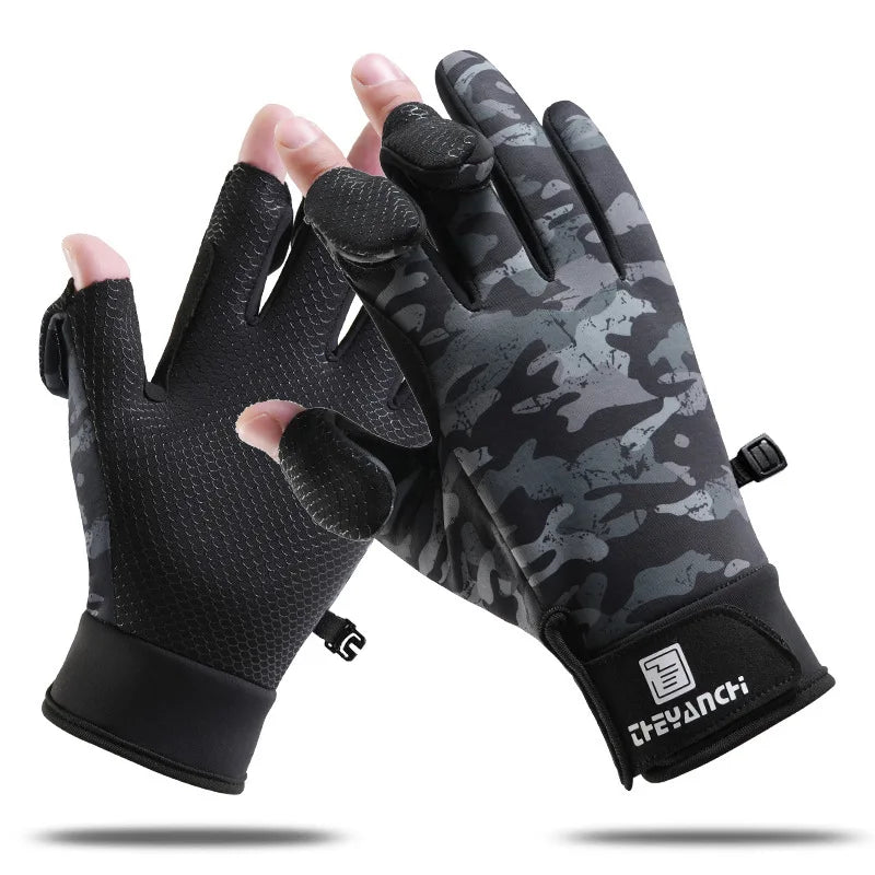 Full Finger Touchscreen Protective Fishing Gloves Tactical Lightweight Multifunctional Breathable Sports Gloves for Outdoor