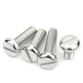 High Quality Stainless Steel Din84 Cheese Head Machine Screw Slotted Cylindrical Head Machine Screw Slotted Bolts