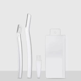Eco-friendly Wheat Straw Facial Hair Remover Tool Derma Razor Biodegradable Eyebrow Trimmer for Women