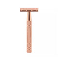 LIYI YL014-RG New Design Stainless Steel Twin Blade Rose Gold Travel Safety Razor for Men