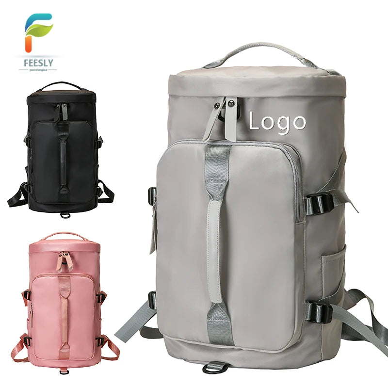 Custom Logo Travel Backpack New Design Multifunction Duffle Bag Large Capacity Gym Sports Bag for Women Men