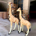 Support Customize Big Giraffe Plush Toys Huge/ Giraffe Statue Life Size/ Christmas Light Giraffe