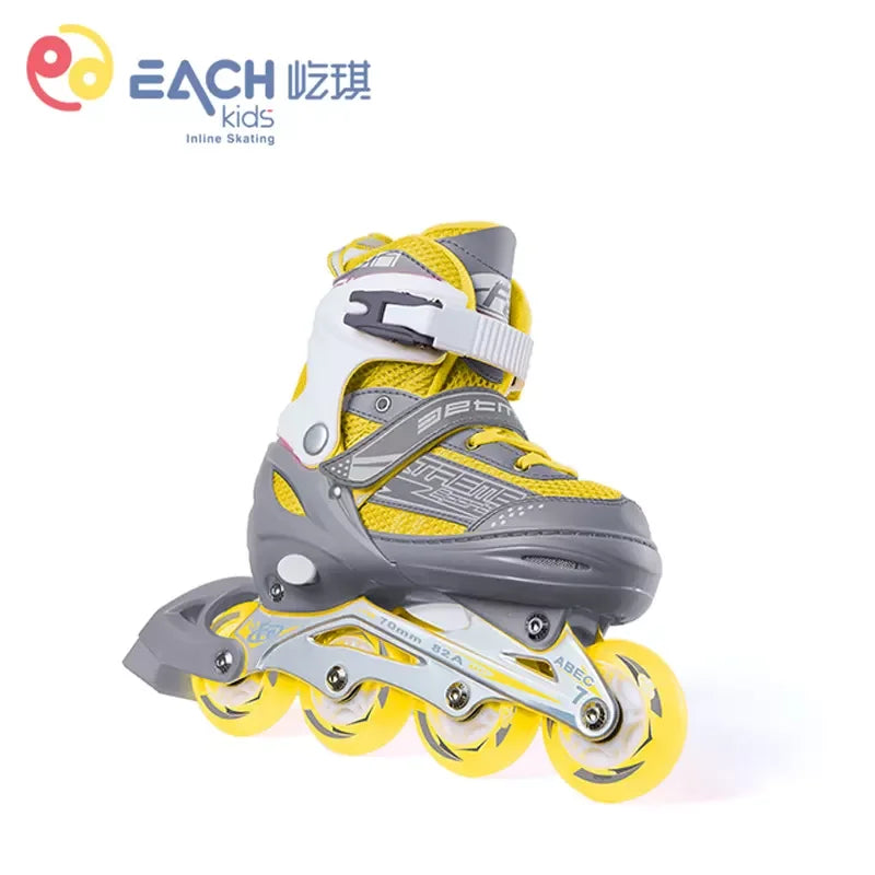 EACH Skates Adjustable Inline Roller Skates Wholesale Ruedas De Patin Roller Skating Shoes for Kids Girl Boy