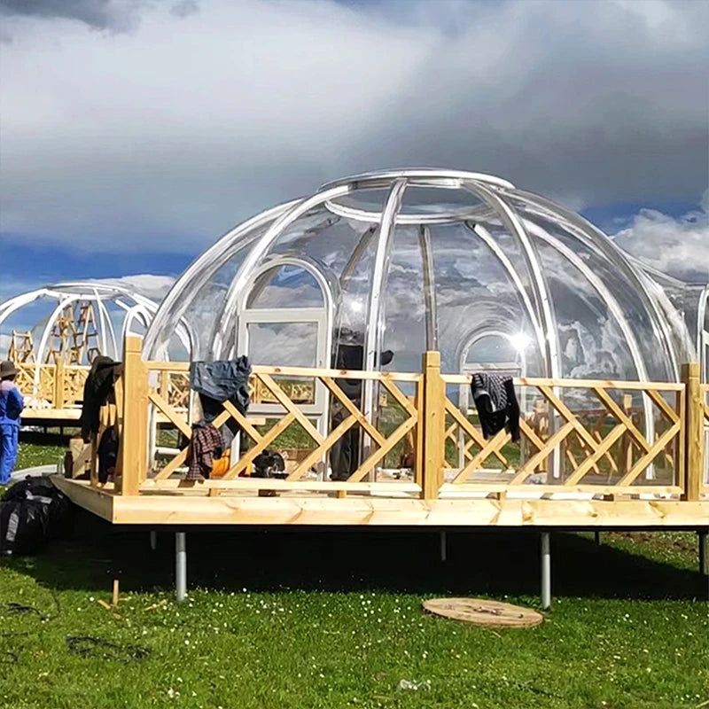 Waterproof Glamping Bubble Dome Outdoor Camping Transparent Tent