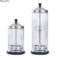 Wanmei Disinfection Bottle Upgraded Professional Salon Sterilization Jar Barber Disinfect Tools Glass Bottle