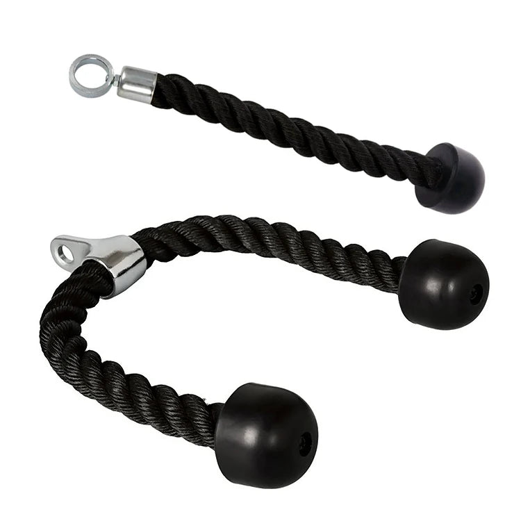 FDFIT Wholesale Non-slip Fitness Heavy Capacity Black Gym Nylon Tricep Rope