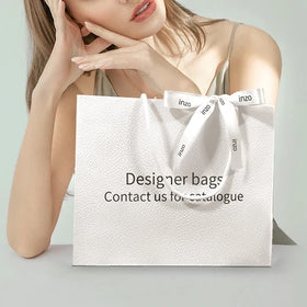 Wholesale Custom Logo Pink Paper Bag Packaging Garment Storage Shopping Carry Bag for Apparel High Quality Cosmetics Retail Bag
