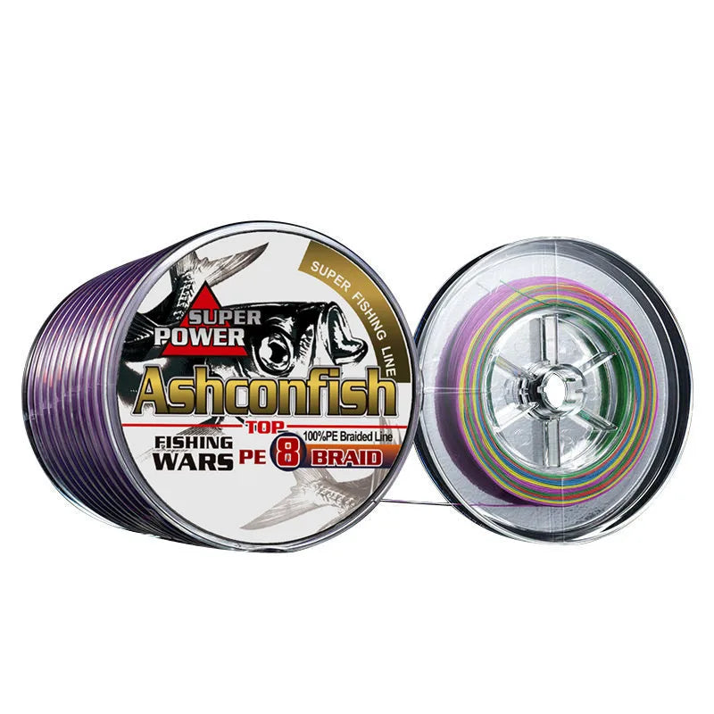 10x100M Spool Line 1000M 8-Strand Multifilament Braid Fishing Line PE Braided for River Fishing