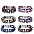 2026 Bicycle Bracelet Titanium Steel Personalized Men's Motorcycle Chain Trendy Men's Stainless Steel Bracelet