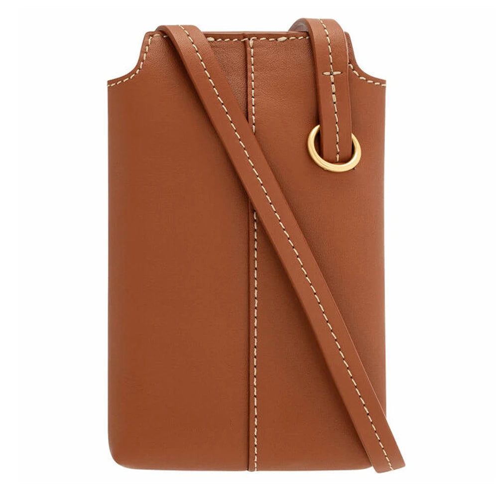 Luxury Fashion Women's Crossbody Shoulder Bags RFID Polyester Lining Genuine Leather Anti Theft Camera Cell Phone Sling Bag