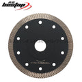 Customizable 5\" 125mm Steel Ceramic Tile Diamond Saw Blade Big X Turbo Segments Wet/Dry Circular Saw Blade Hot Press Process MegaBDM
