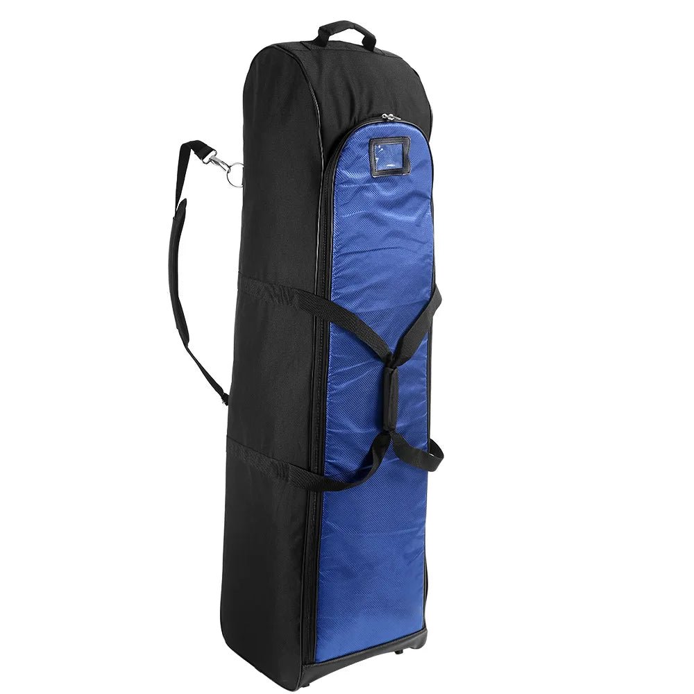 Factory Price Custom Logo Golf Club Travel Cover Durable Polyester Golf Bag with Wheels