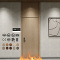 China Fire Doors Manufacturer Custom Hotel Wood Doors Fire Proof Smoke Proof Apartment Fire Prevention Door