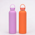 750ml Stainless Steel Vacuum Flask Outdoor Sports Portable Water Bottle for Students Double Layer Detachable Handle Drink Cup